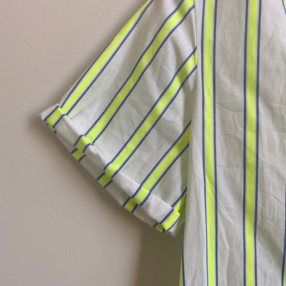 THE SHIRT by Rochelle Behrens Striped Button-Down Blouse - Picture 9 of 15